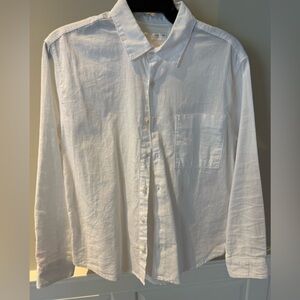 Zara White Button Down Shirt for Kids